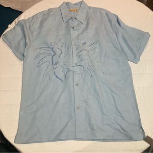 🦩The Havanera Co. linen blend shirt